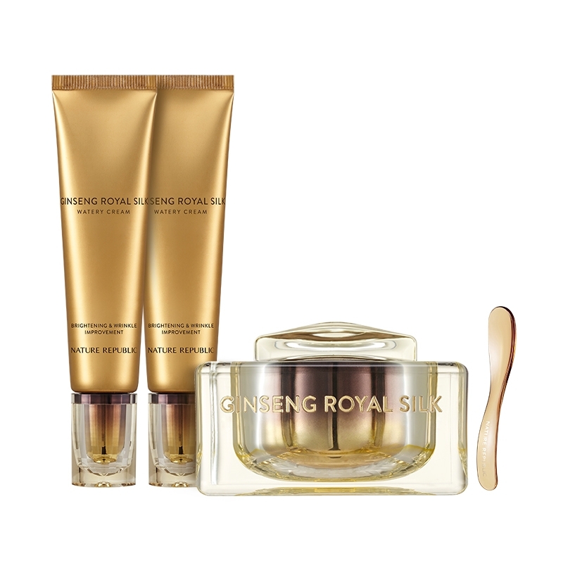 Nature Republic Ginseng Royal Silk Eye Cream 25ml (with Watery Cream 30ml x 2 Set)