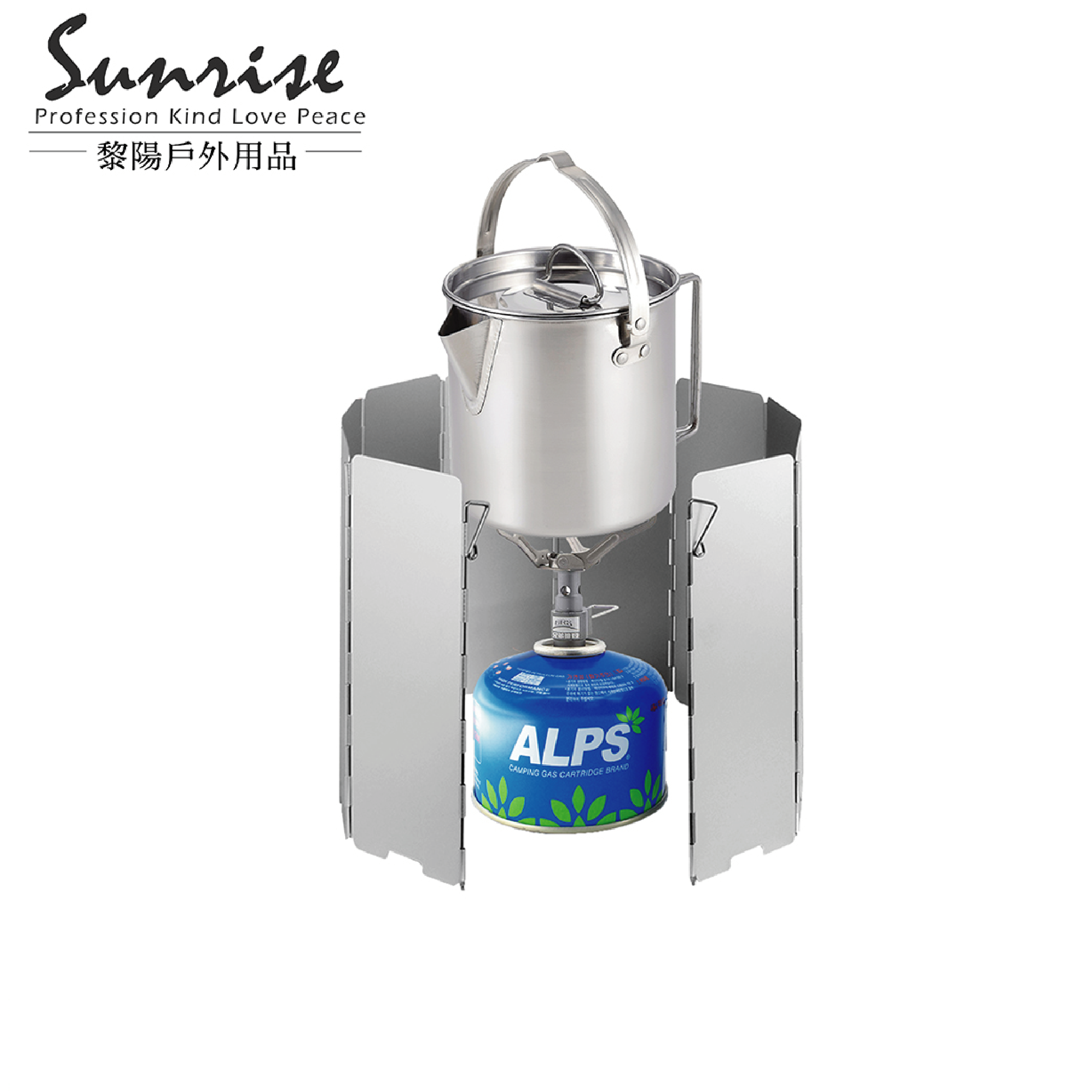 不鏽鋼茶壺鍋 (附收納袋) 1200ml 折疊收納/好攜帶/寬口/登山露營/郊山健行 51CFY8500