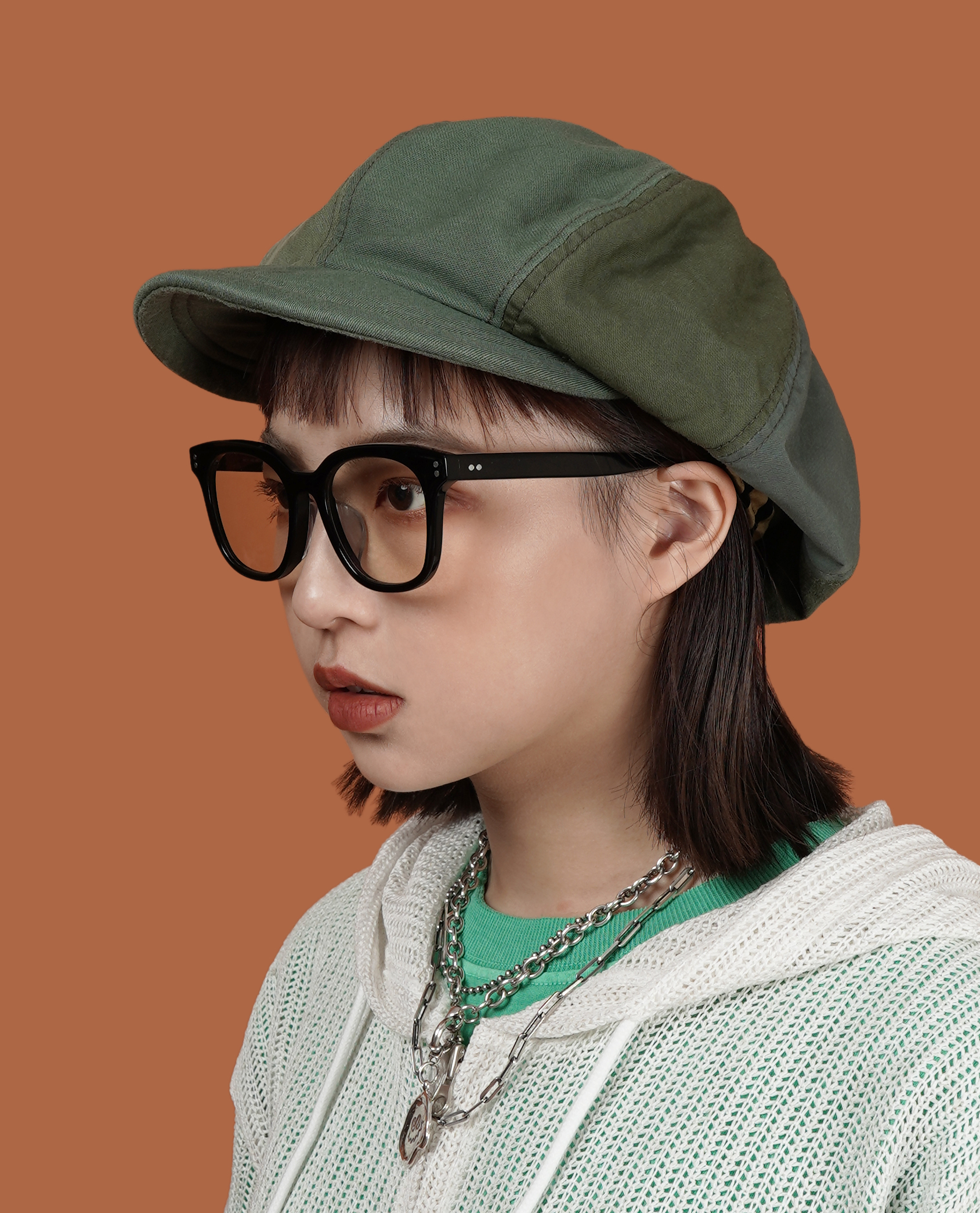 CPH 60-01 RE MAKE CASQUETTE OLIVE - 22SS