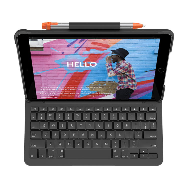 羅技 Logitech Slim Folio for ipad 7th Gen 鍵盤保護套 (10.2")