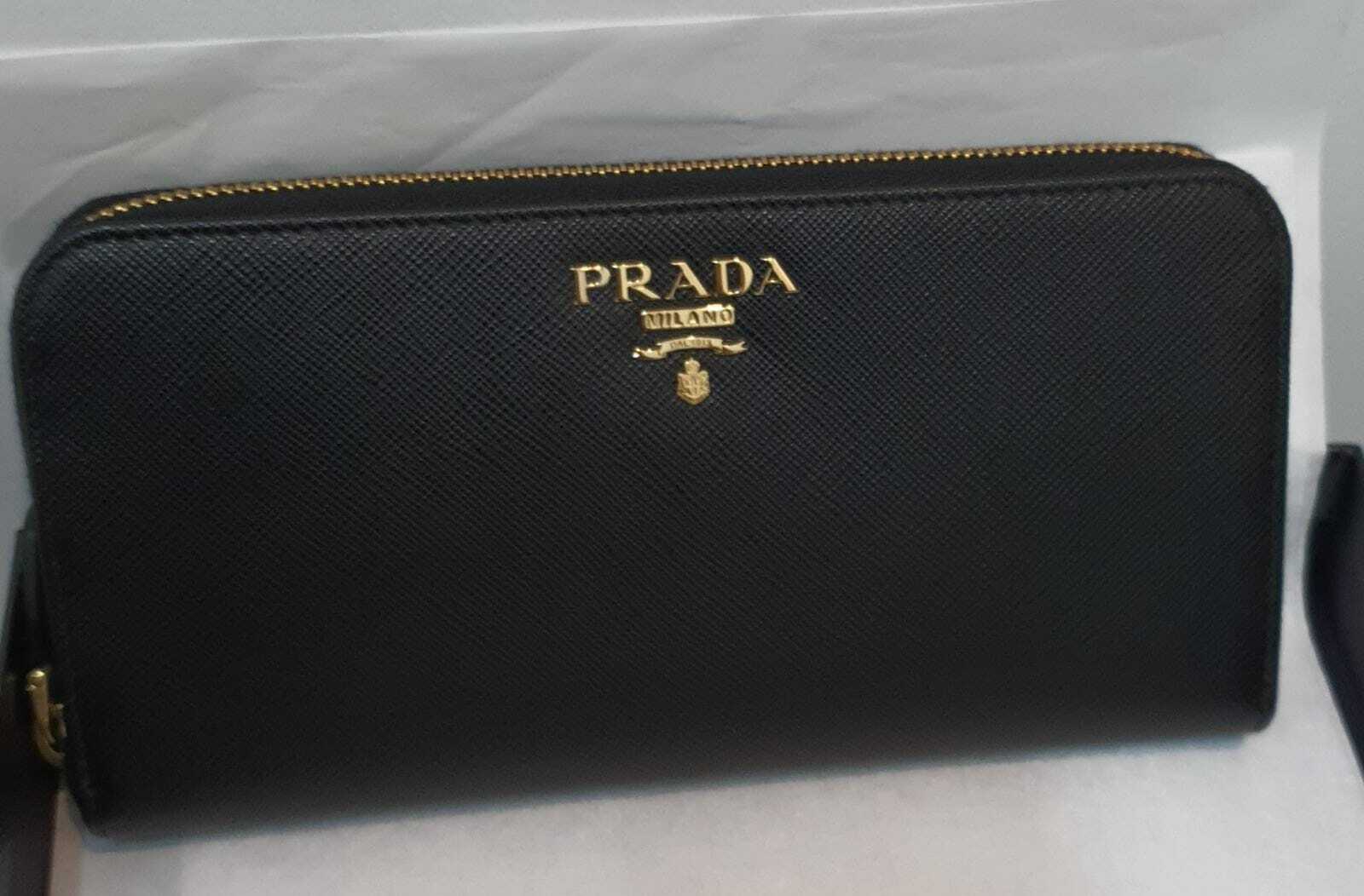 S] PRADA 1ML506 PORTAF GRANDE LAMPO NERO BLACK
