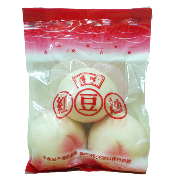 連珍壽桃 紅豆 (3入)