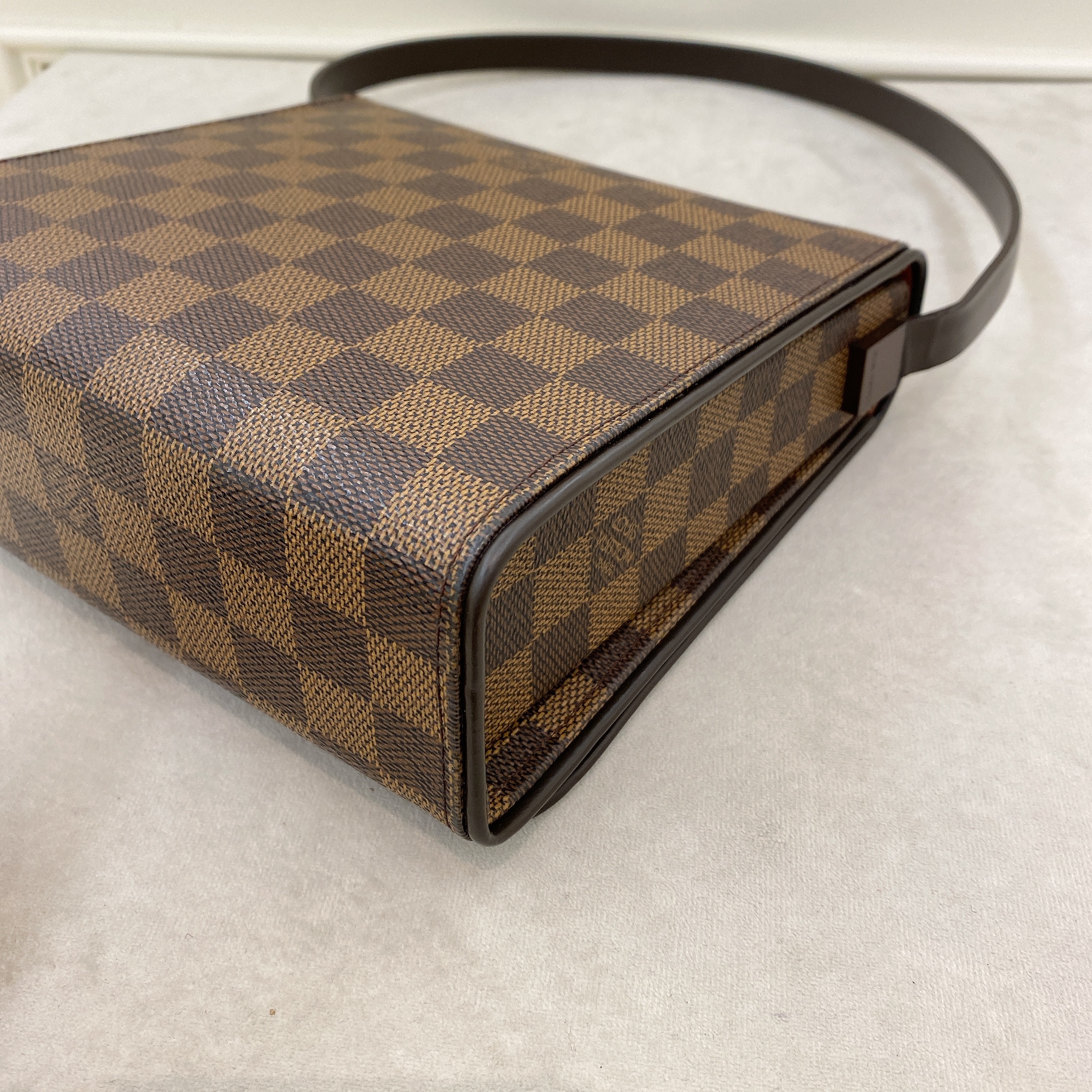 Louis Vuitton Tribeca Mini Damier Ebene Shoulder Bag Brown