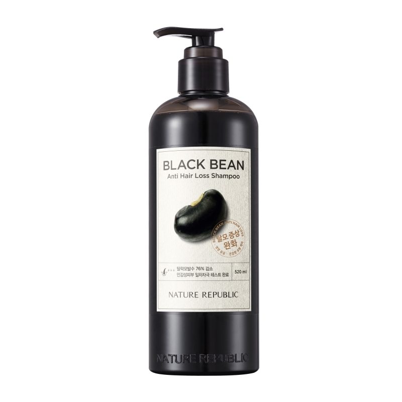 Nature Republic Black Bean Anti Hair Loss Shampoo 520ml