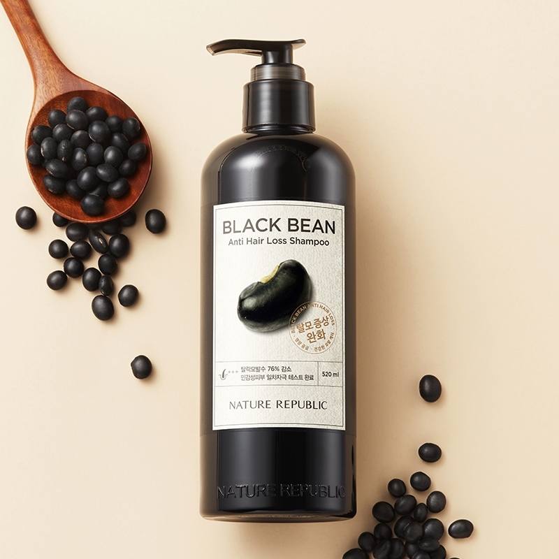 Nature Republic Black Bean Anti Hair Loss Shampoo 520ml