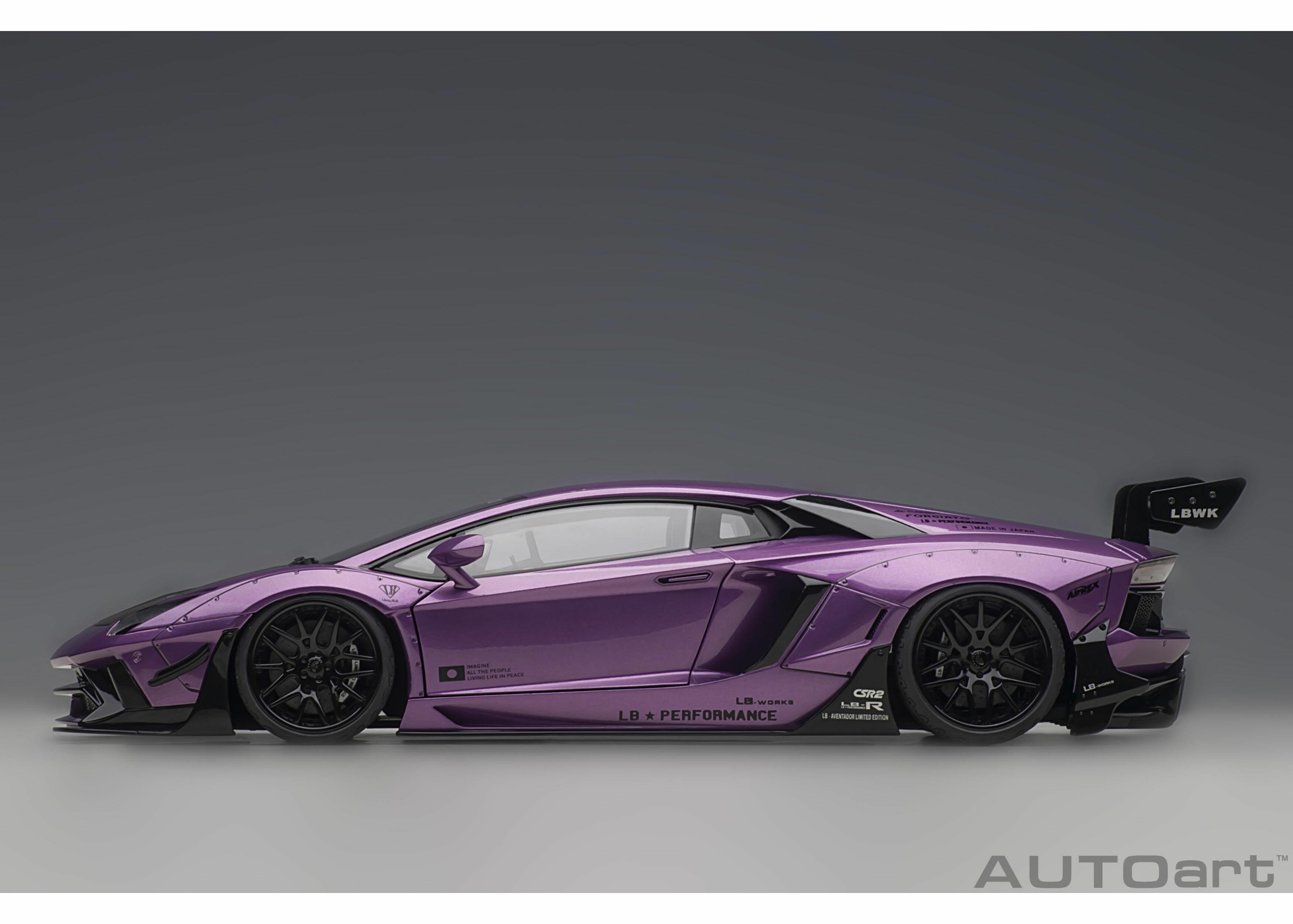 1/18 AUTOART Liberty Walk LB-Works Lamborghini Aventador Limited Edition (Viola SE30) (79242)