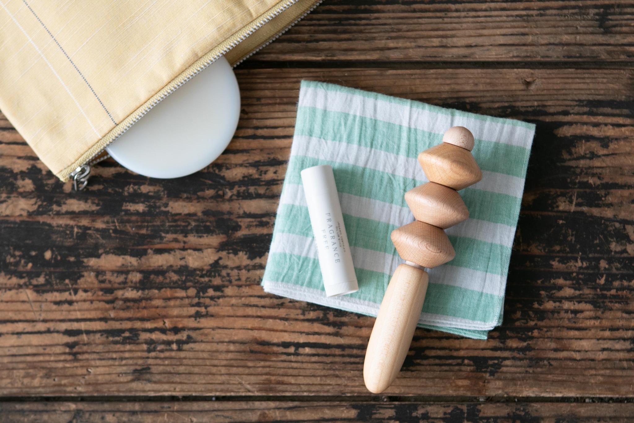 中川政七-木製滾輪按摩器