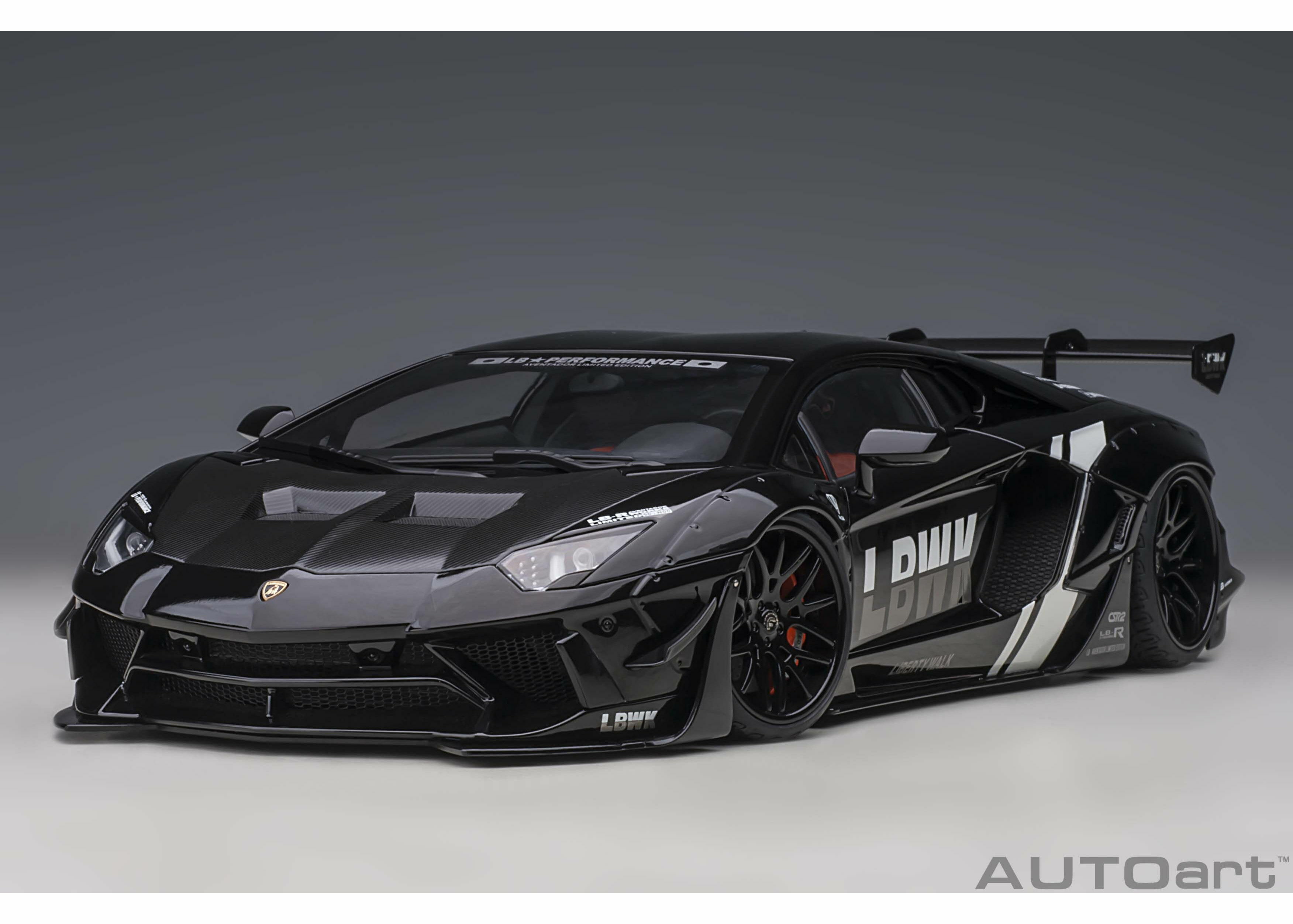 1/18 AUTOART Liberty Walk LB-Works Lamborghini Aventador Limited Edition (LBWK Livery) (79244)