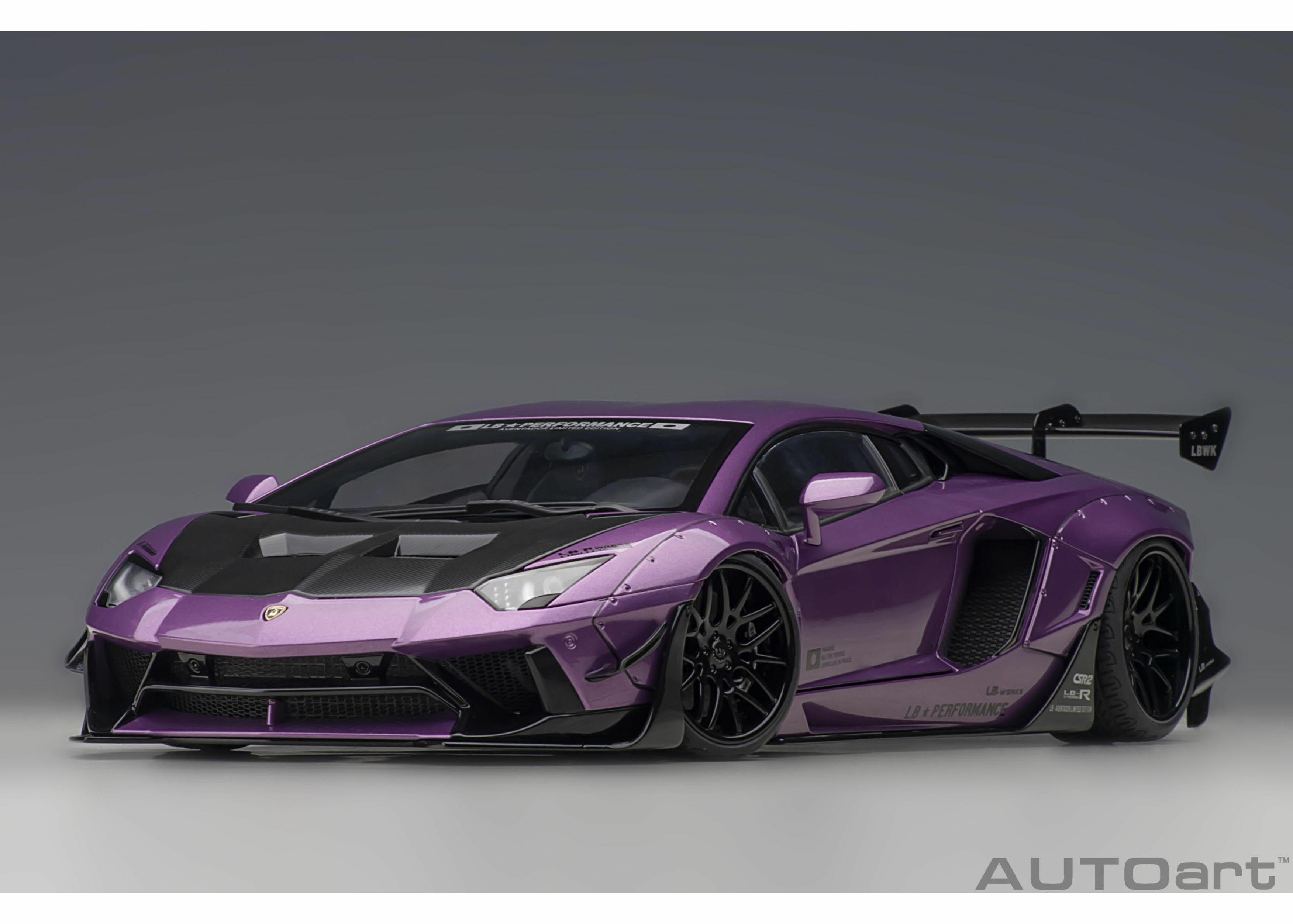 1/18 AUTOART Liberty Walk LB-Works Lamborghini Aventador Limited Edition (Viola SE30) (79242)