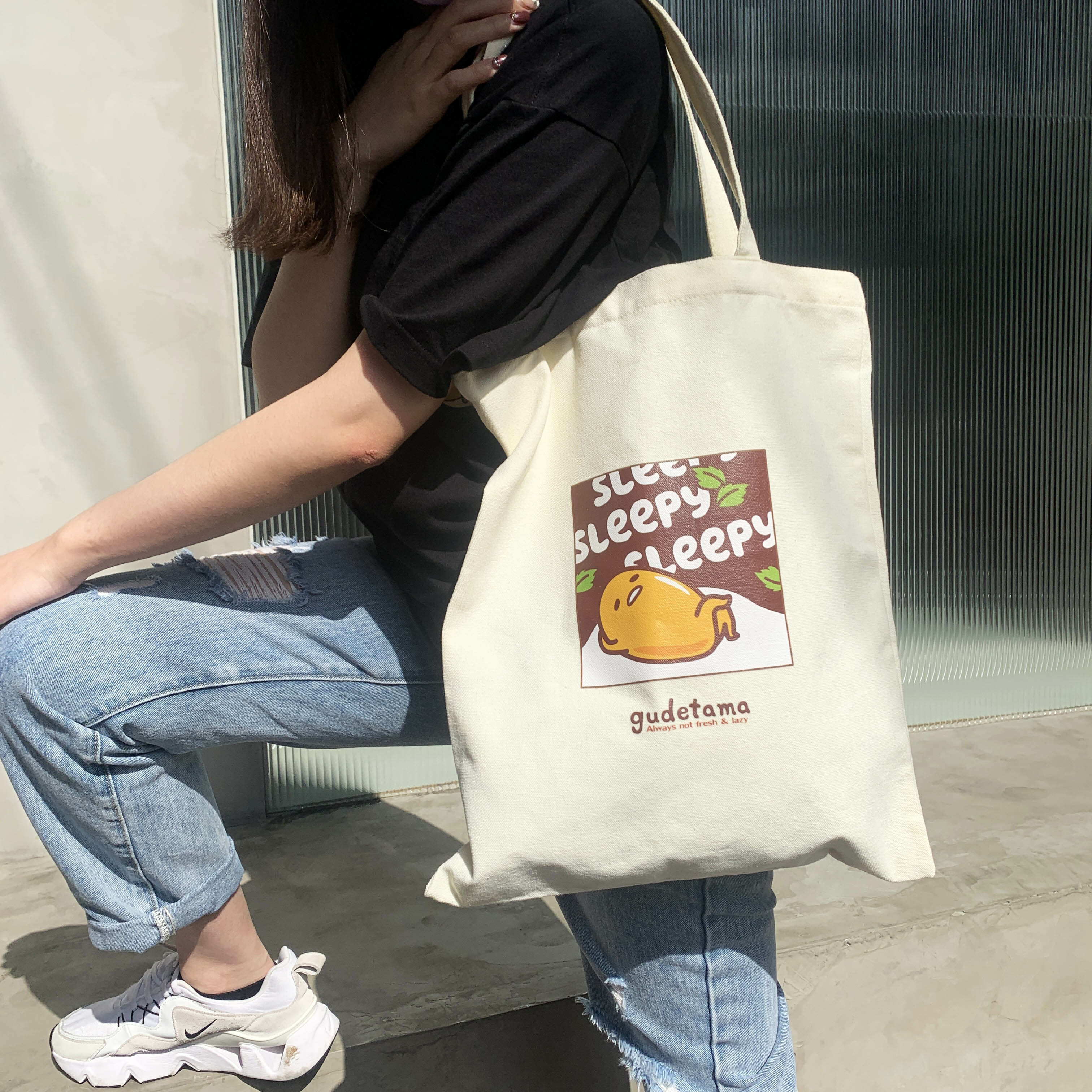 蛋黃哥-大托特包-想睡款