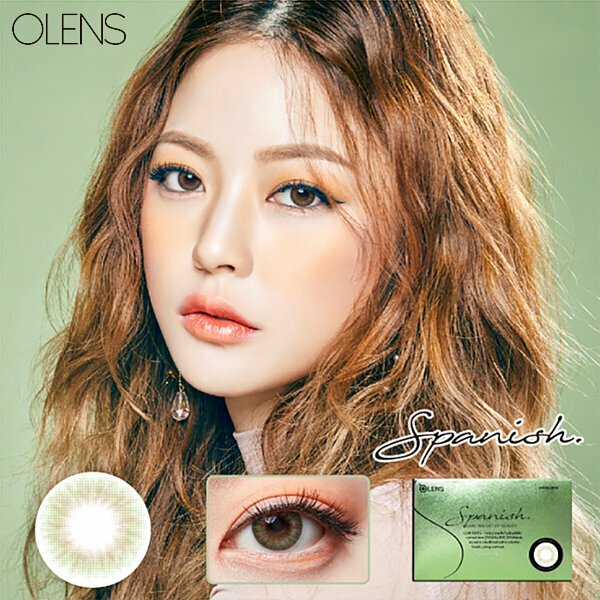 OLENS Spanish 1 month Real 月拋彩妝隱形眼鏡｜每盒2片 (Olive/ Sky/ Peach /Brown/ Gray)