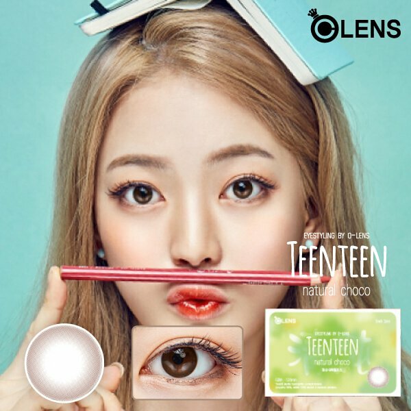 O-LENS TEEN TEEN  月拋彩妝隱形眼鏡｜每盒2片 (Latte Brown / Natural Choco)