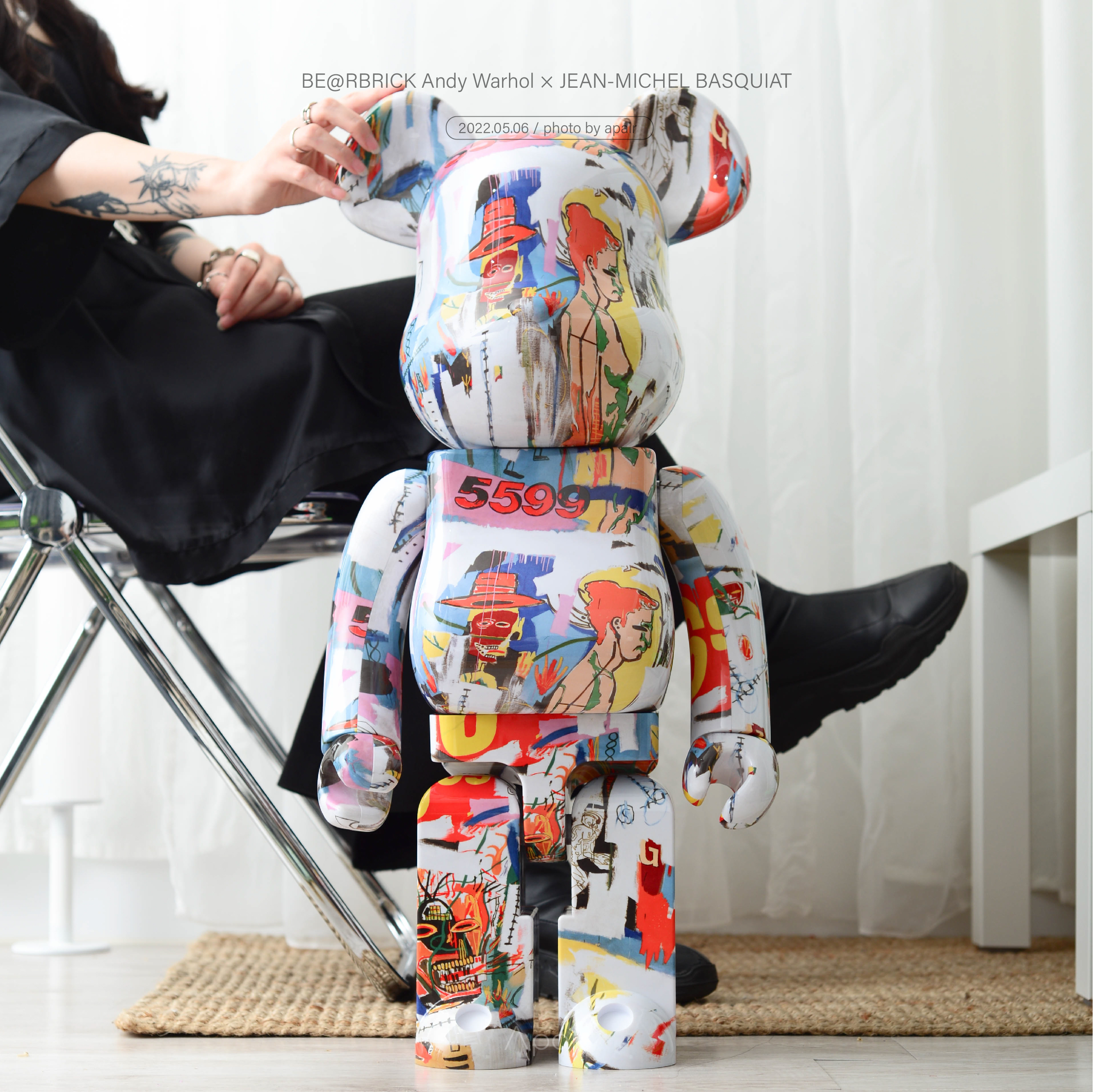 APAIR】現貨BE@RBRICK Andy Warhol × JEAN-MICHEL BASQUIAT