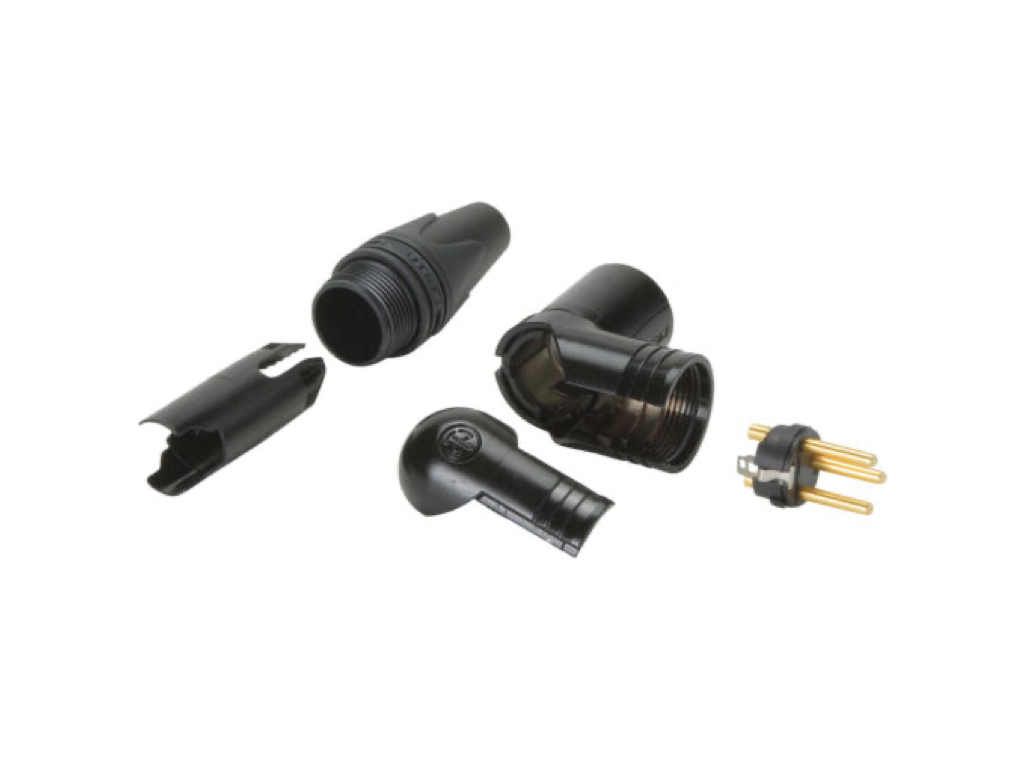 Neutrik NC3FRX-B NC3MRX-B 麥克風直角接頭 XLR 零件 眾多樂手、錄音室指定品牌｜ 第 3 張圖片｜三峽麥克風