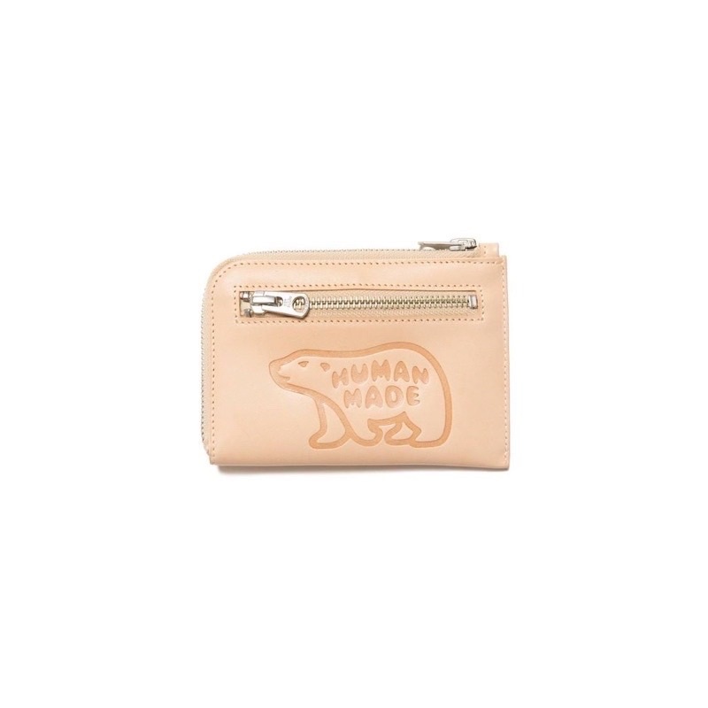 <快速出貨>HUMAN MADE 牛皮皮質北極熊零錢包