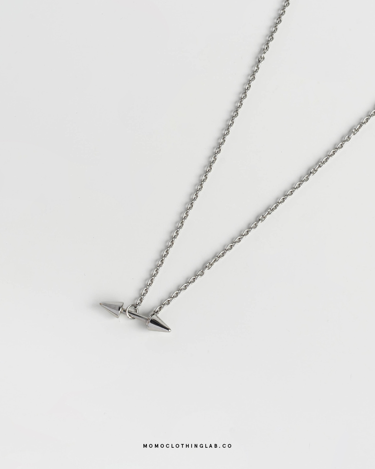 #現貨 (ACCN571) 鋼項鍊 雙頭鉚釘