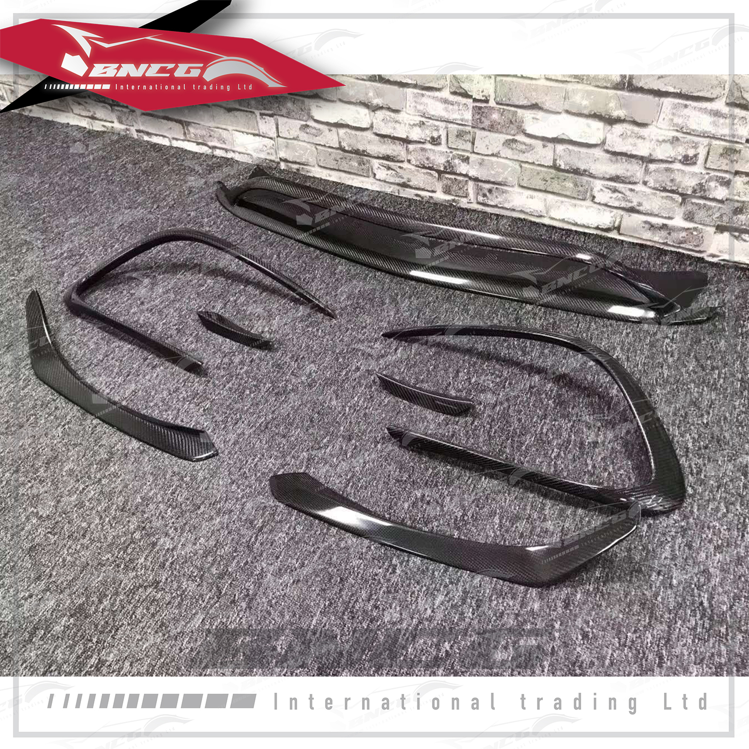 賓士 Benz CLA Class W117 小改款 改裝 卡夢 碳纖維 外觀件 空力套件 前下巴 前導流 風刀