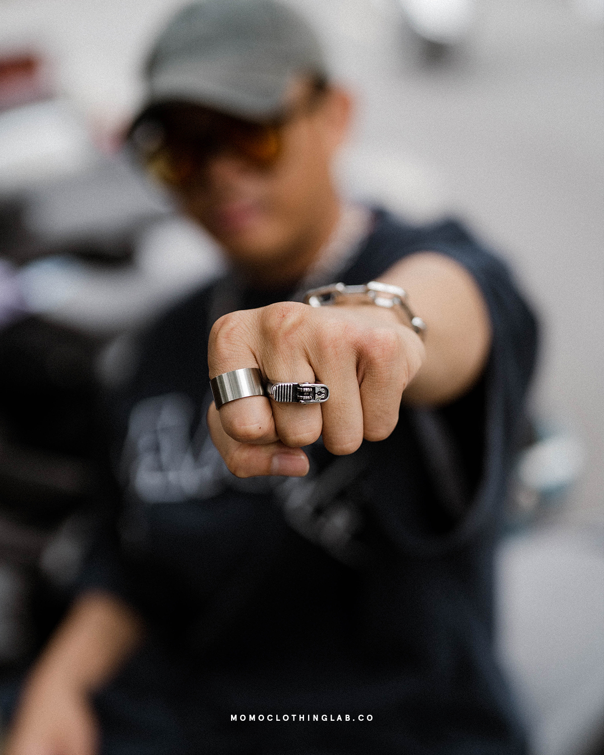 #現貨 (ACCR521) 鋼戒 復古打火機寬戒