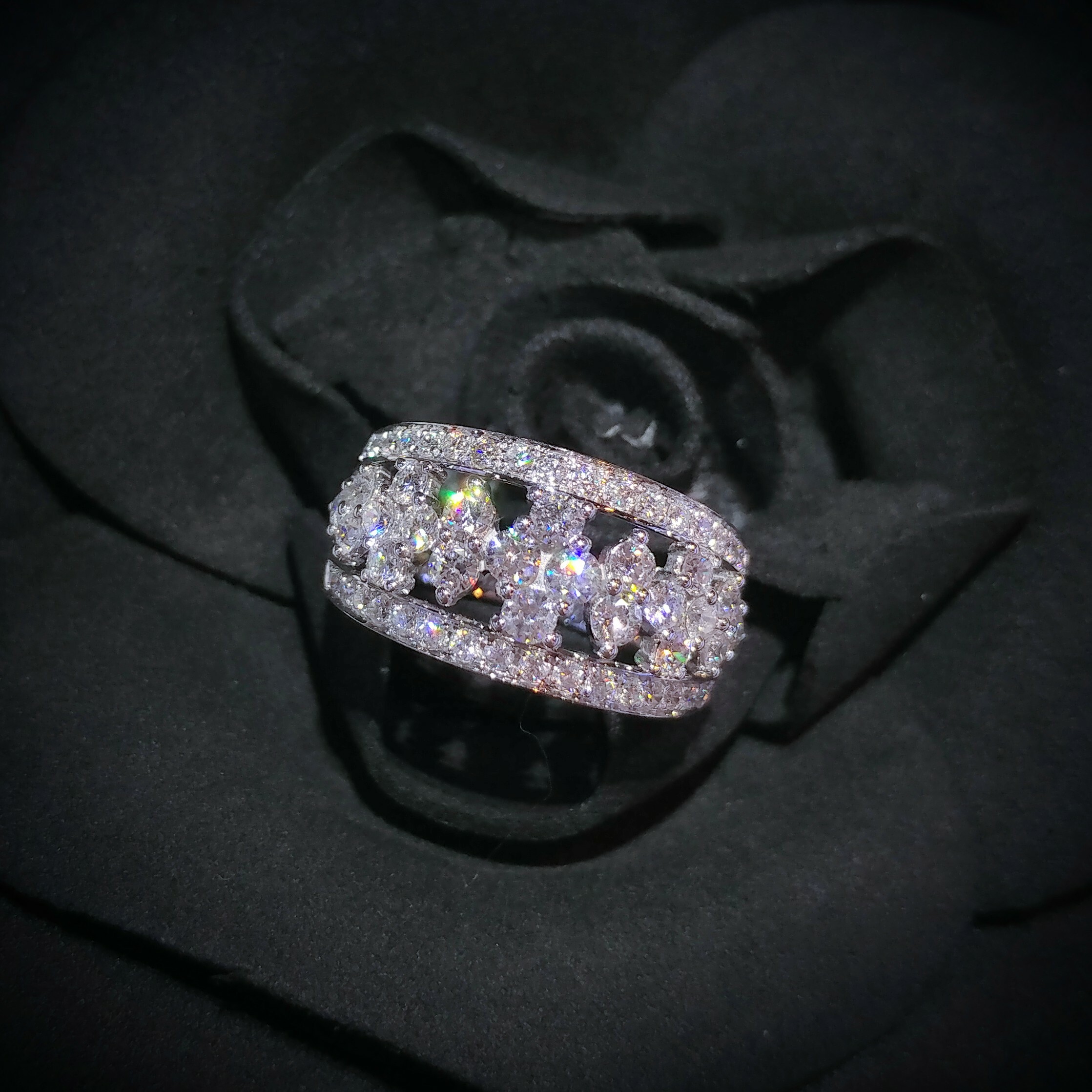 18K White Gold 1.09ct Diamond Ring