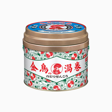 日本製金鳥の渦巻天然蚊香 (罐裝 30卷)
