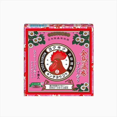 日本製金鳥の渦巻天然蚊香 - 玫瑰花香(盒裝 10卷)