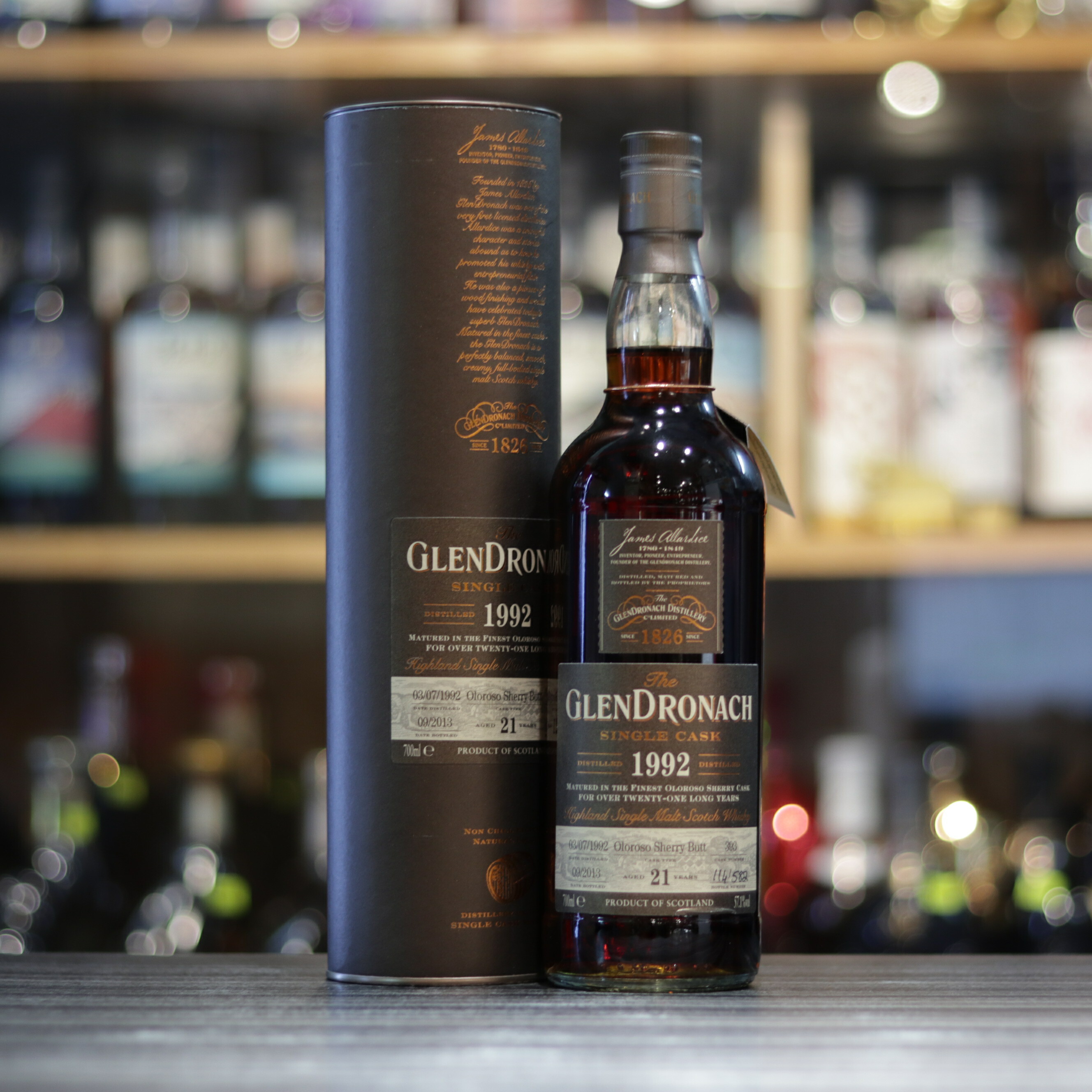Glendronach Single Cask 1992 #393 21YO - 70cl/57.1%
