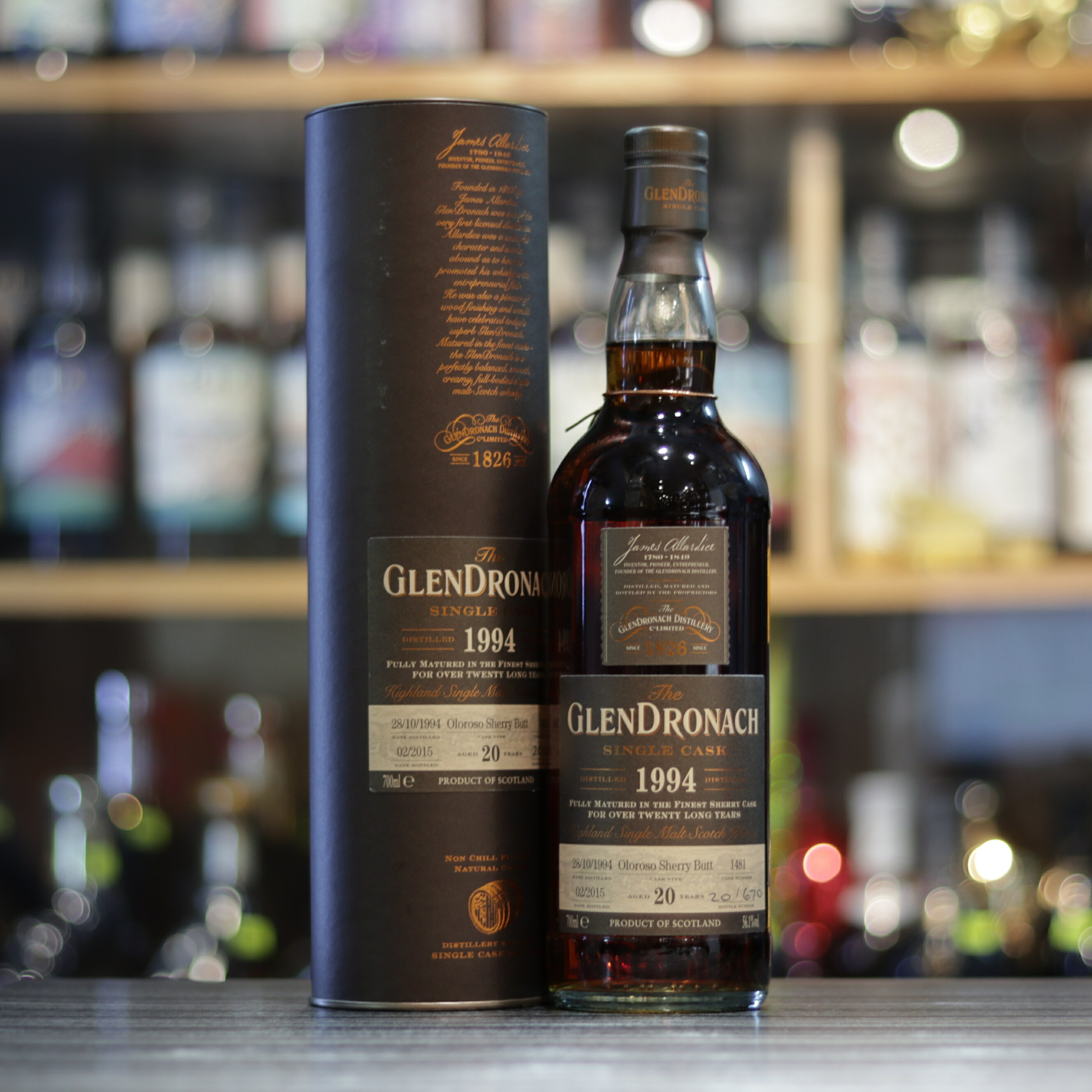 Glendronach Single Cask 1994 #1481 20 Year Old - 70cl/56.1%