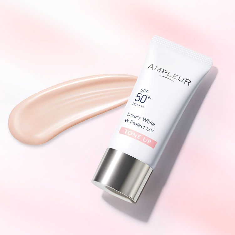 AMPLEUR Luxury White W Protect UV Tone Up 粉嫩亮膚物理防曬乳 SPF50+ PA ++++ 30g