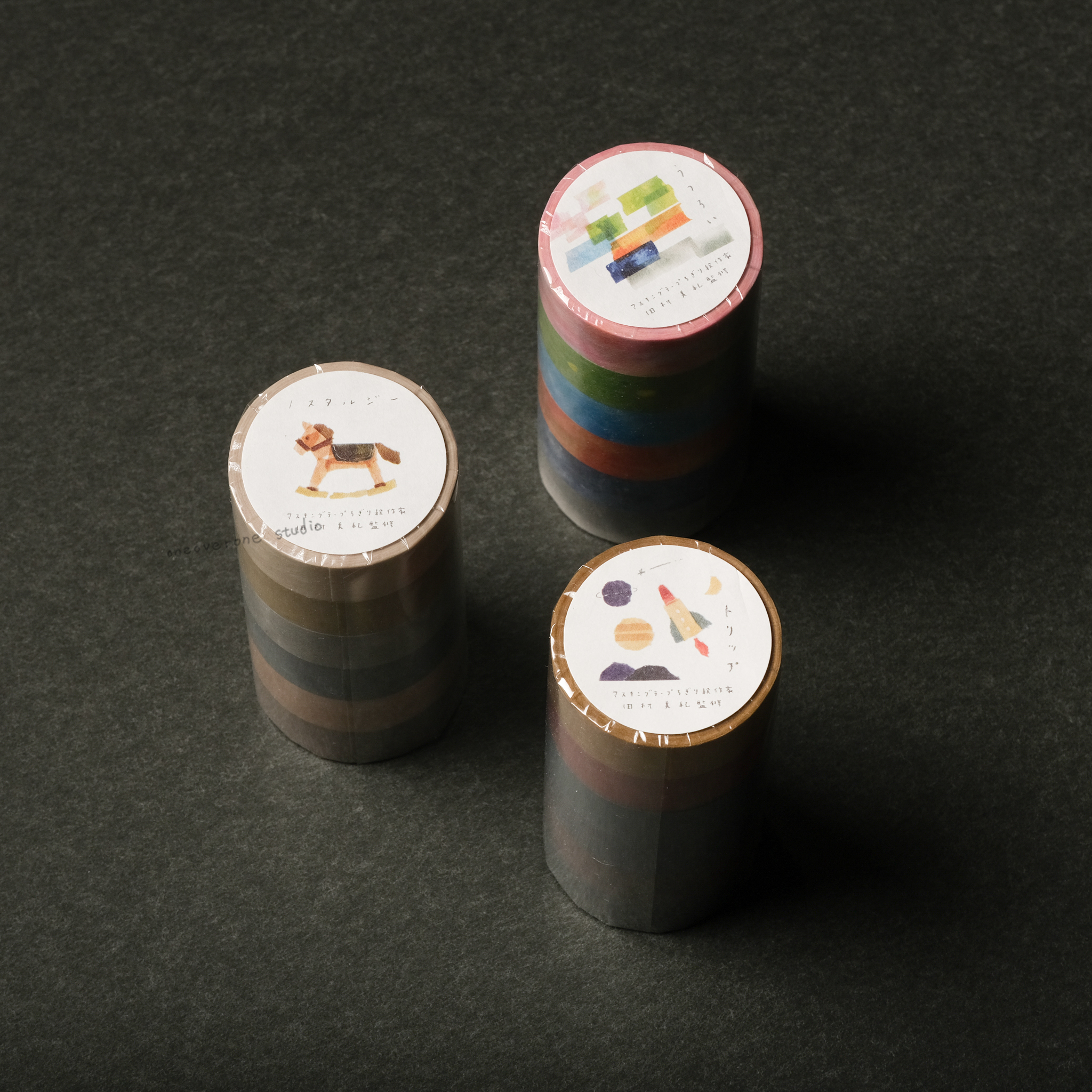 田村美紀監修質感系彩色紙膠帶/SAIEN/日本