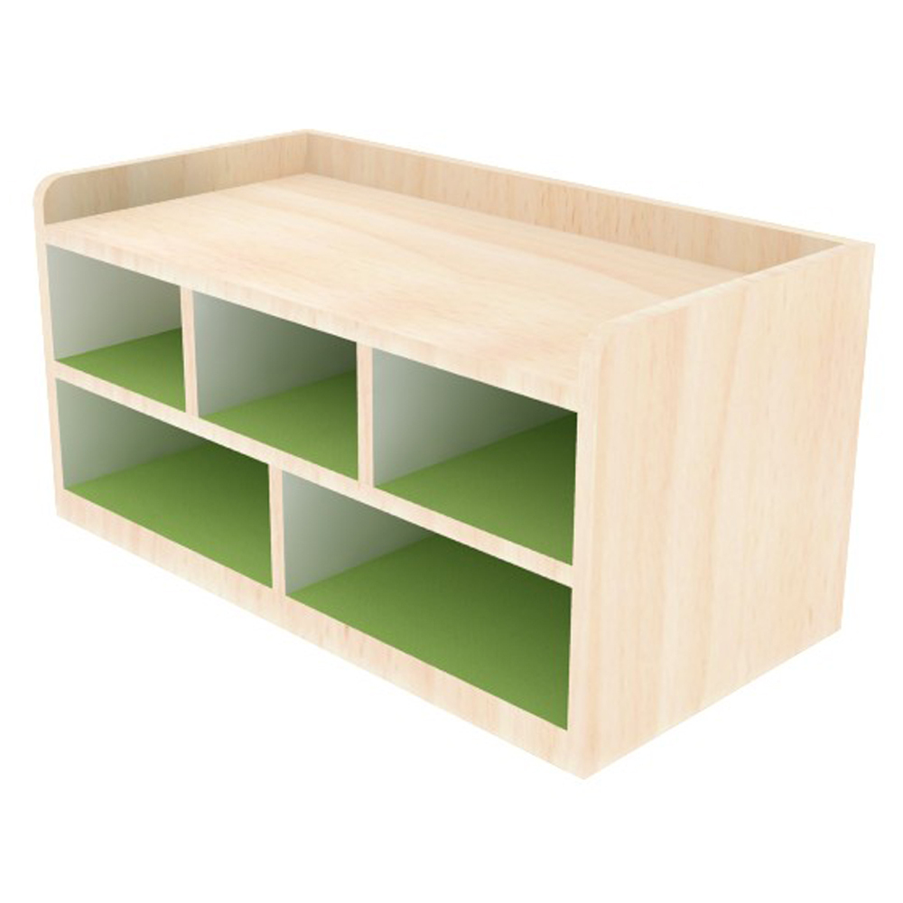 Low Shelf 5 Compartment, Classic