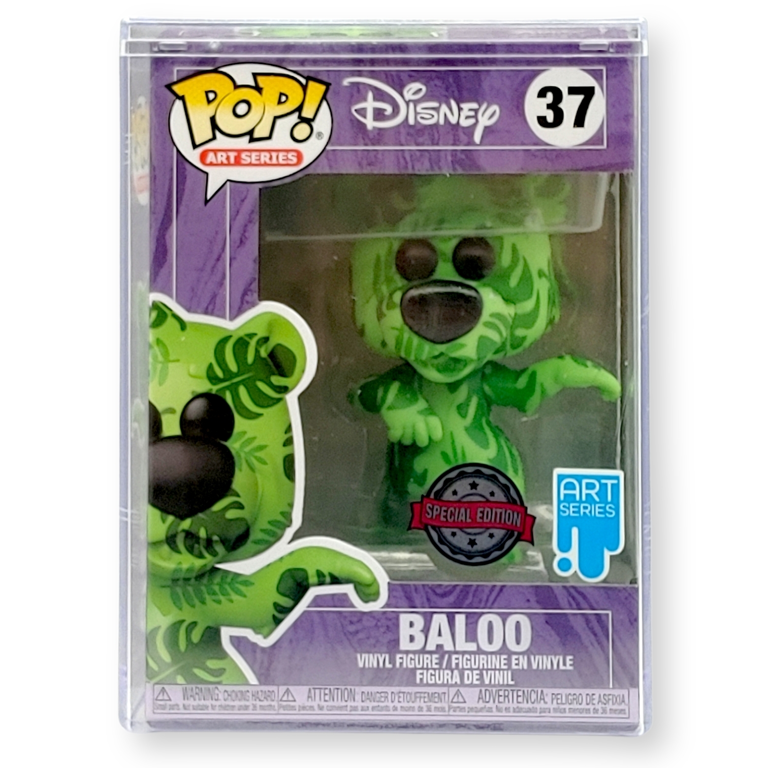 FUNKO POP <The Jungle Book>巴魯熊(綠葉藝術版)-No.37