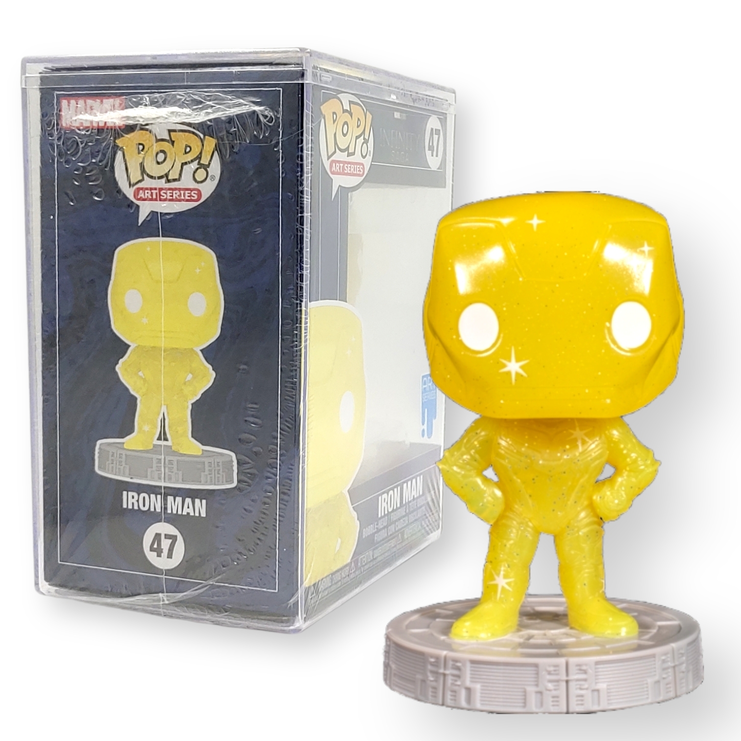FUNKO POP<MARVEL>Ironman(黃色藝術版)-No.47