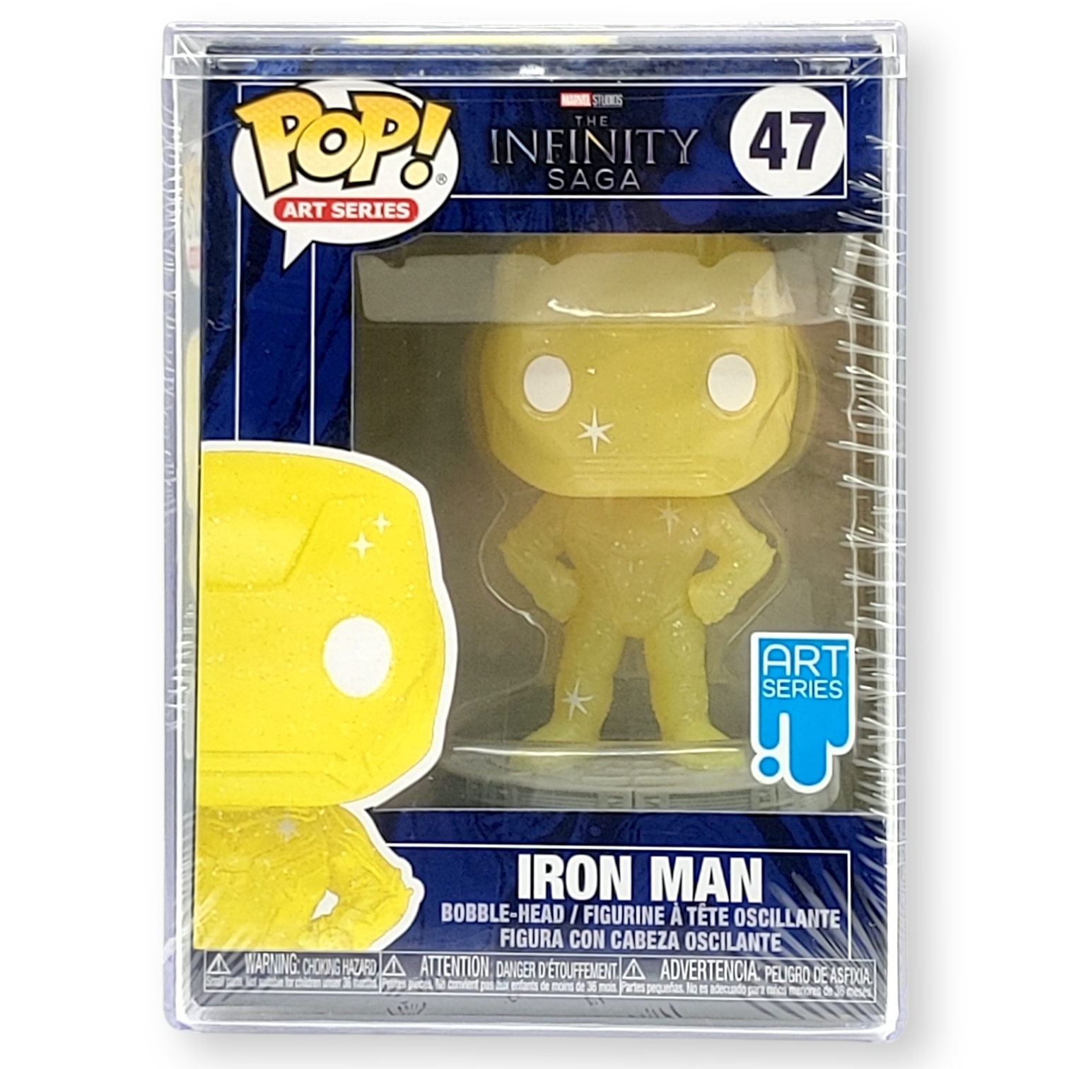 FUNKO POP<MARVEL>Ironman(黃色藝術版)-No.47