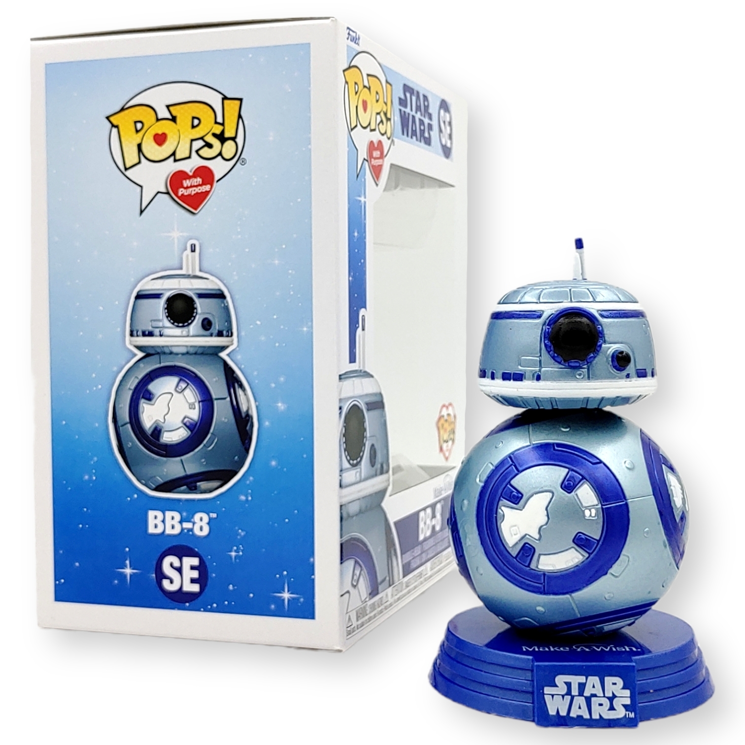 FUNKO POP<星球大戰StarWars>BB-8(金屬藍)-NO.SE