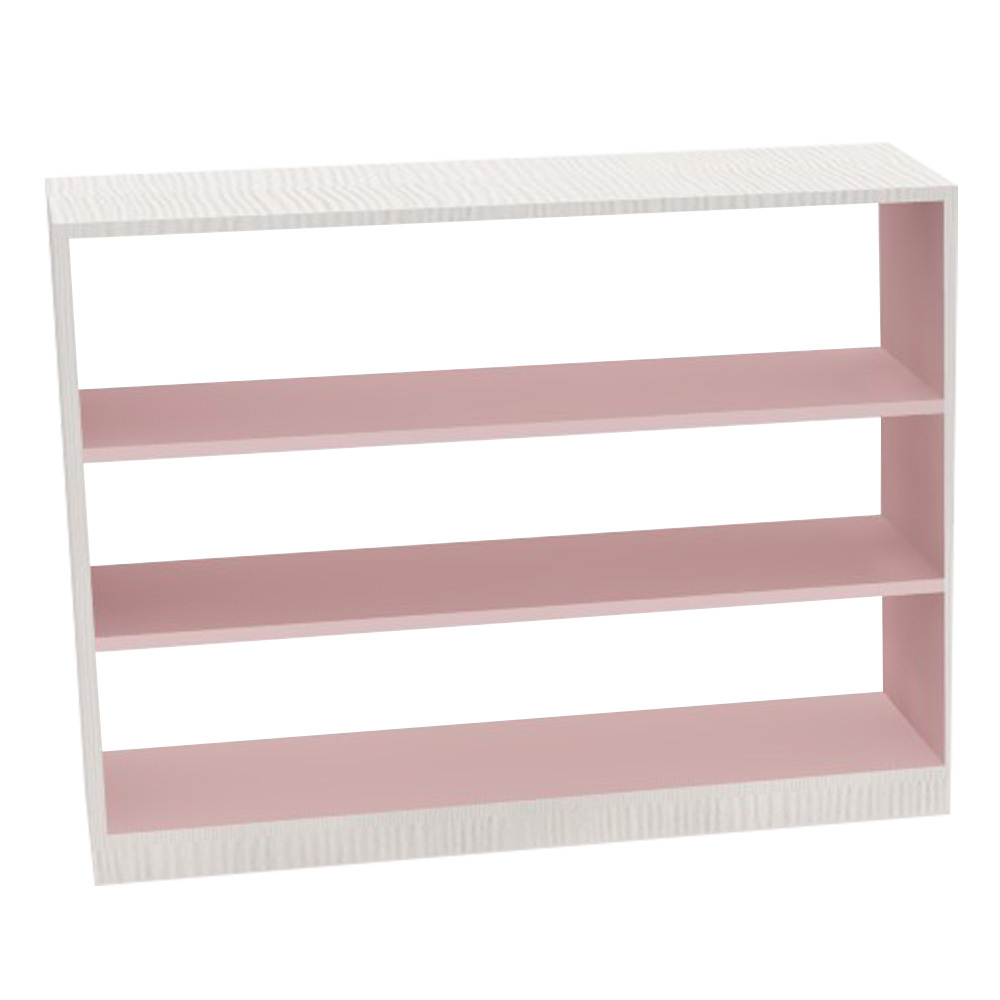 3 Tier Long Open Shelves, Pastel
