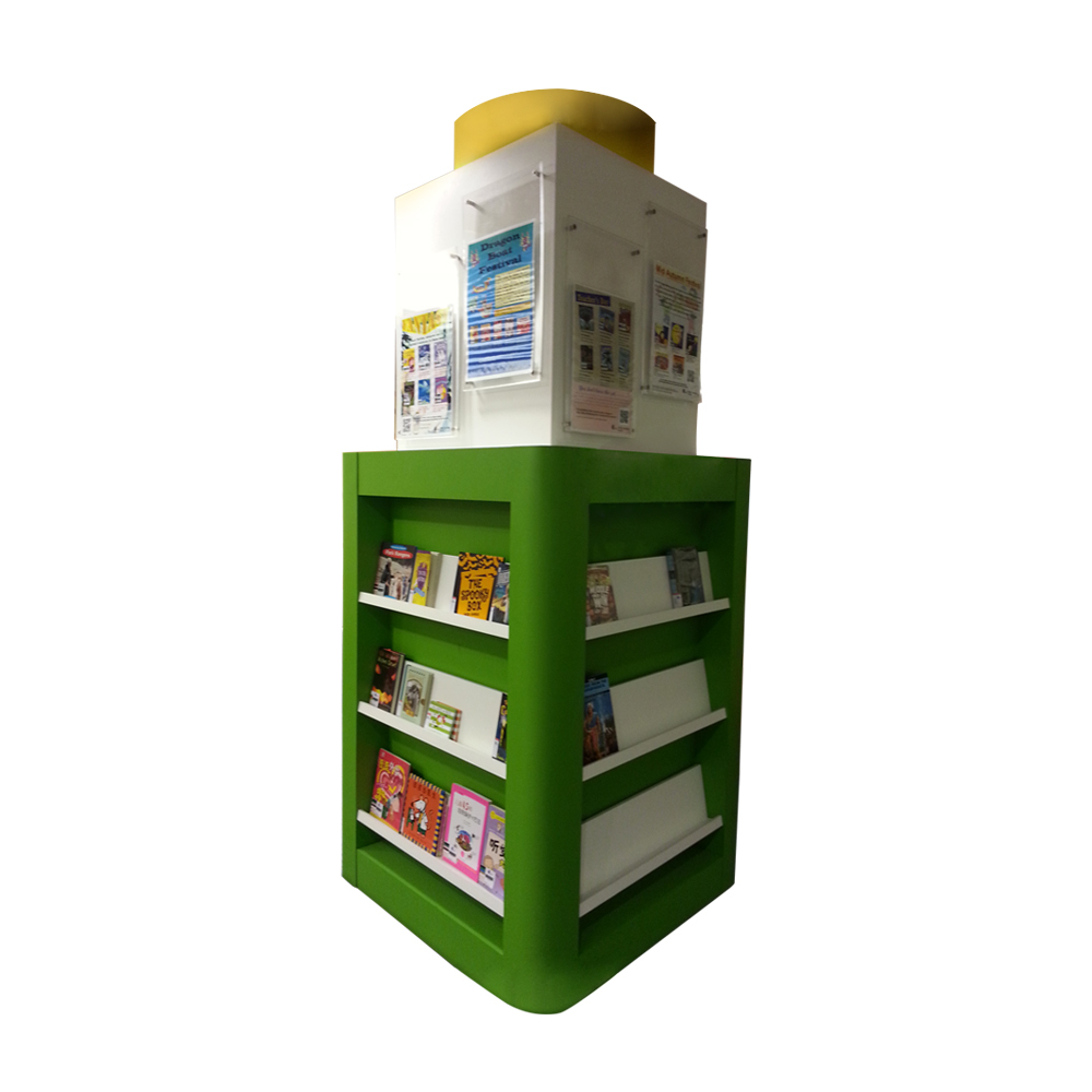 Pillar Wrap Book Display
