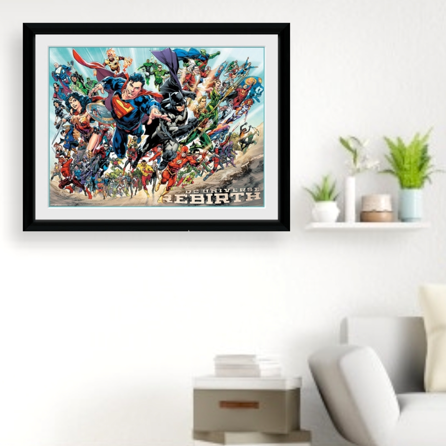 正義聯盟海報相框