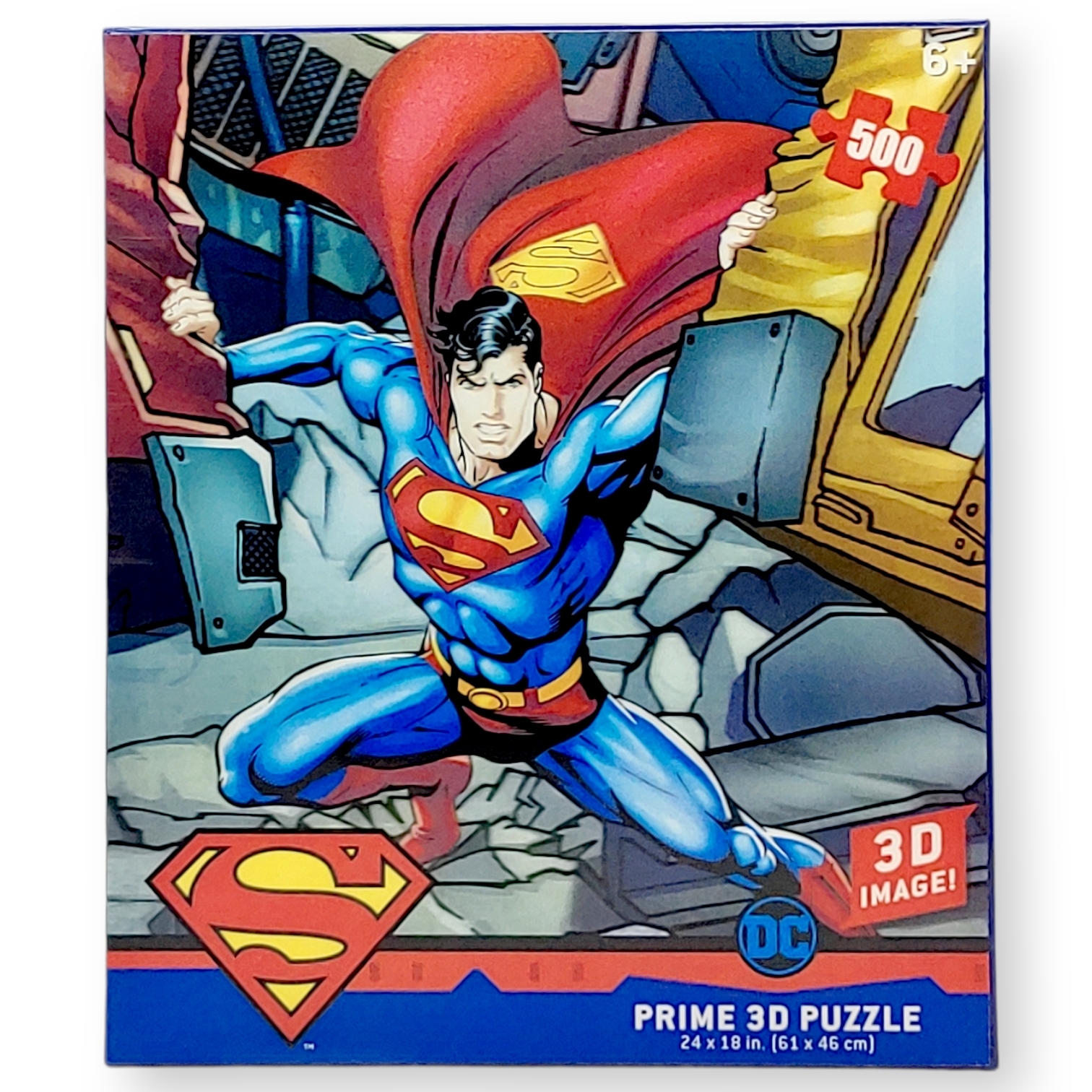 <超人>3D立體500塊拼圖