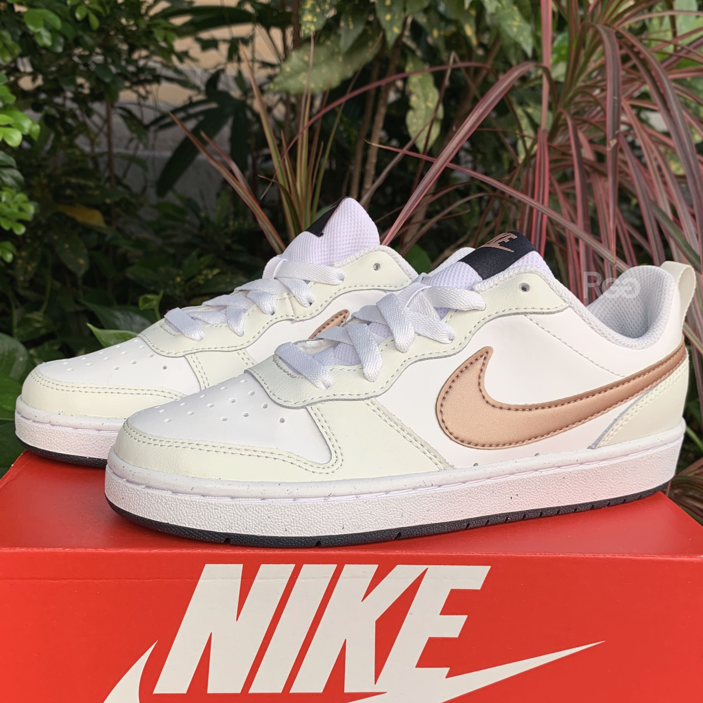 Nike Court Borough Low 2 (GS) 玫瑰金 小Dunk (BQ5448-116)