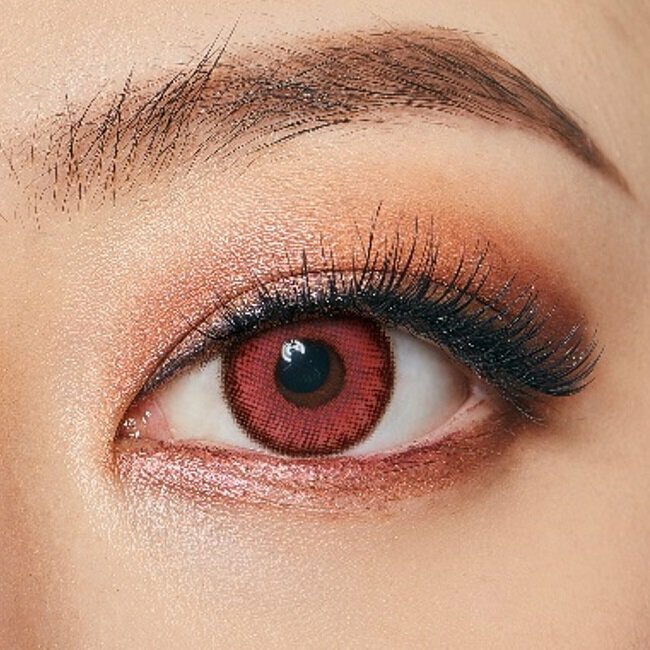 [預訂] O-LENS VAMPIRE Red 月拋彩妝隱形眼鏡｜每盒1片