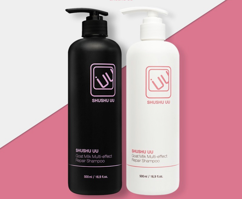 #ES841 SHUSHU UU GOAT MULTI-EFFECT REPAIR SHAMPOO 500ML