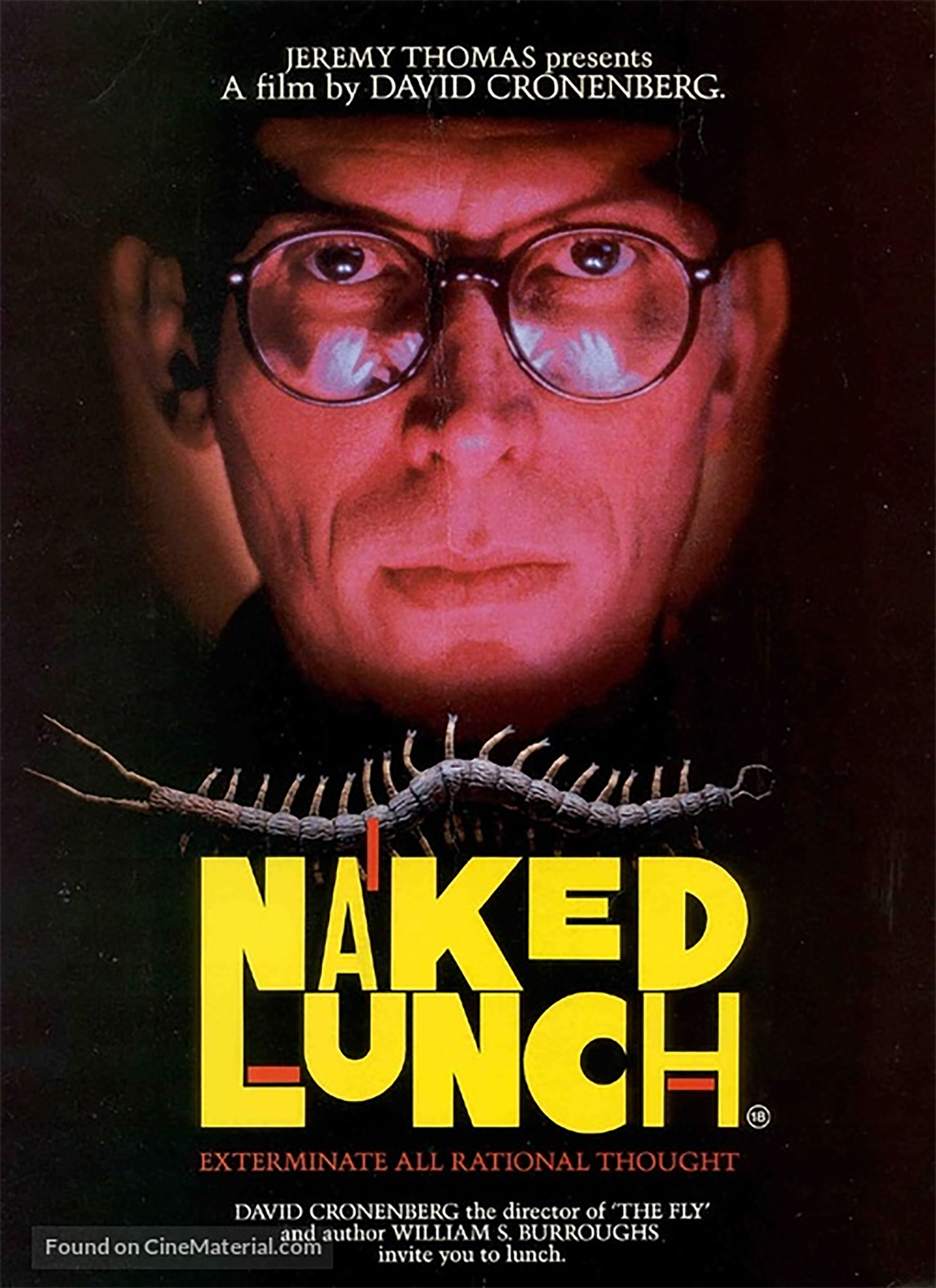 購買｜裸體午餐Naked Lunch (1991) 原裝進口捲筒電影海報｜海肯零七Jr.