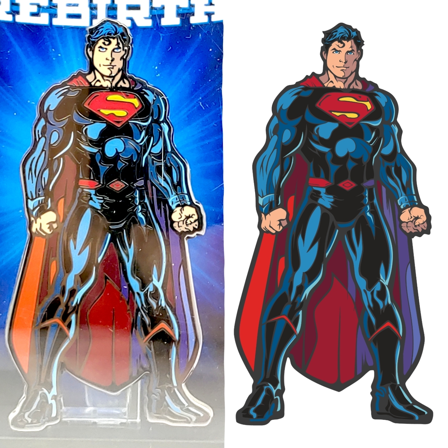 FIGPIN (3吋)超人襟章擺設