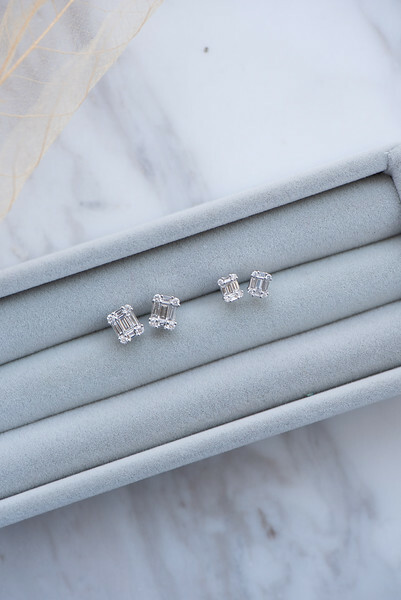 18K Diamond Earring