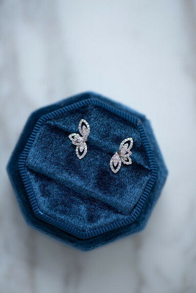 18K Diamond Earring