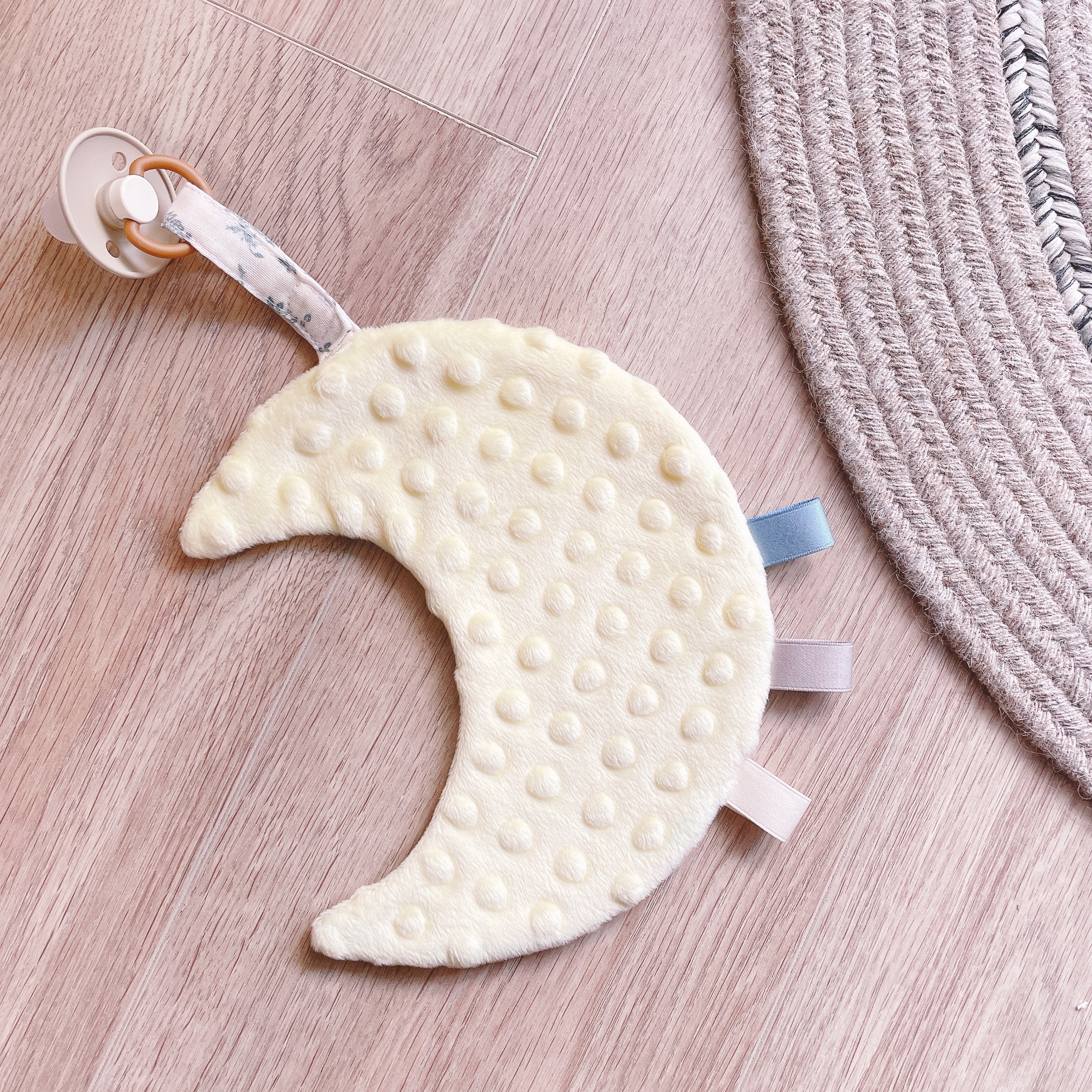 Hi Y.P store-月光安撫巾-小花藍玫瑰