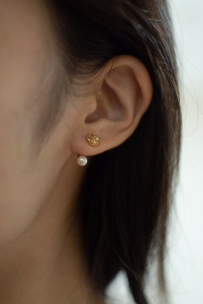 18K Baby Akoya Pearls Earrings Jacket