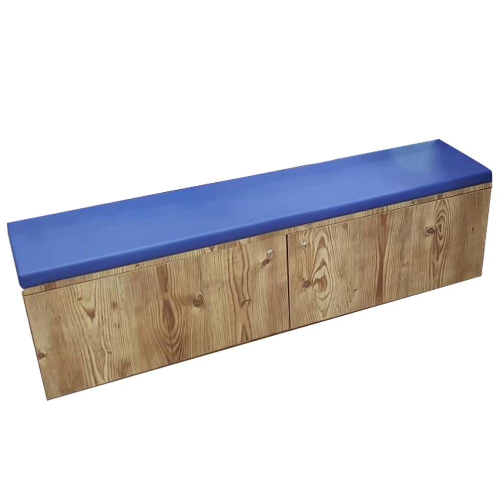 Long Cushioned Bench