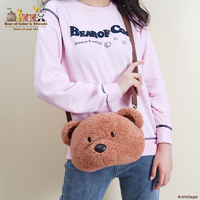 B.O.C 毛絨頭型斜挎包 (大)