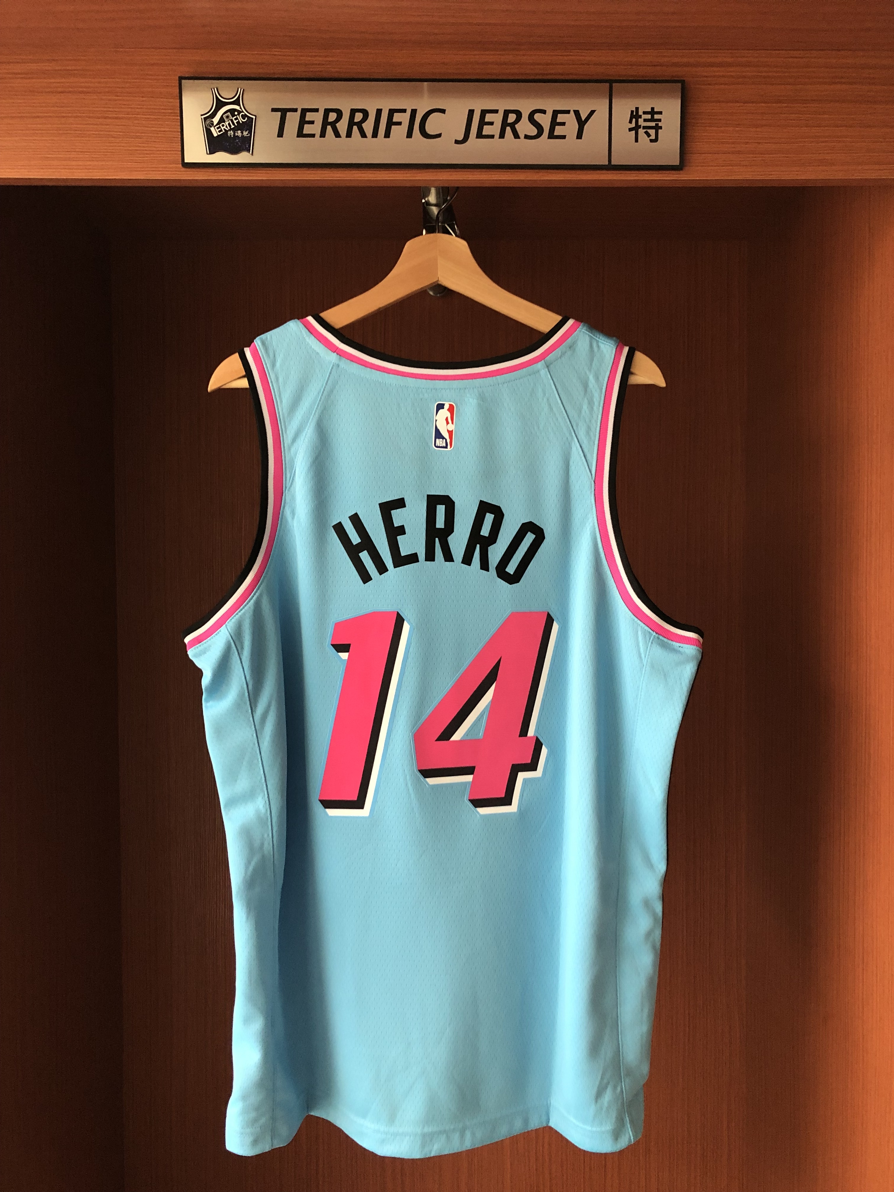 NBA球衣 Tyler Herro 邁阿密熱火城市 City Nike Swingman 球迷版 熱轉印 含贊助商標 全新